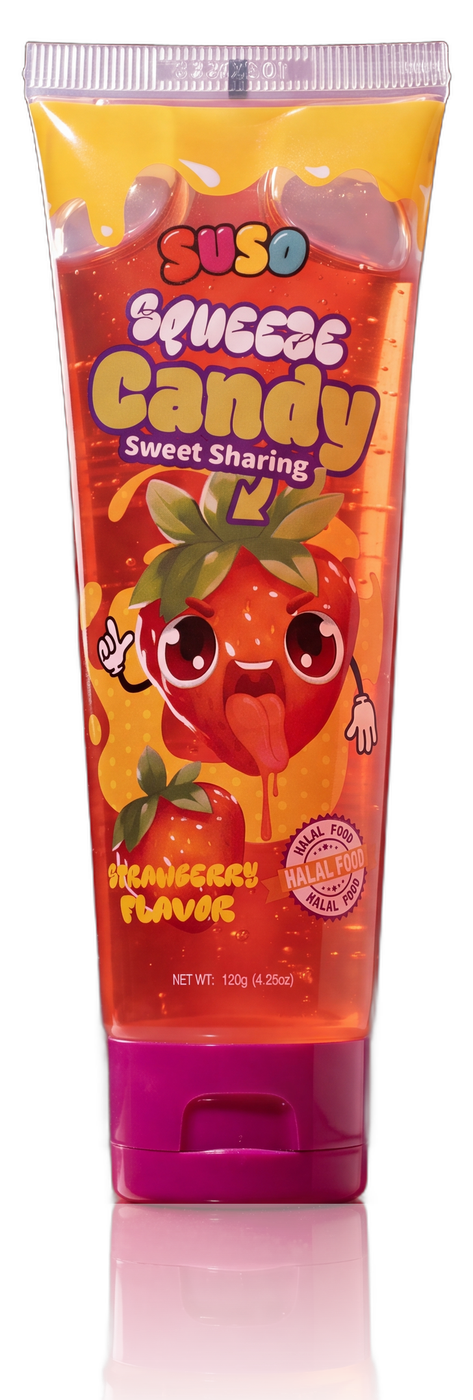 Strawberry squeeze tube